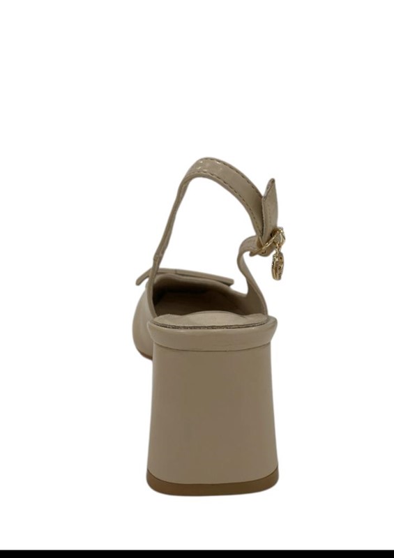 Slingback  gold&gold