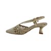 Slingback   gold&gold