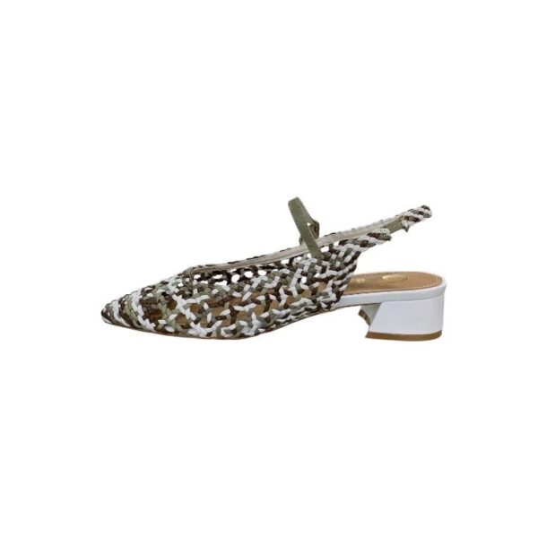 Slingback  gold&gold