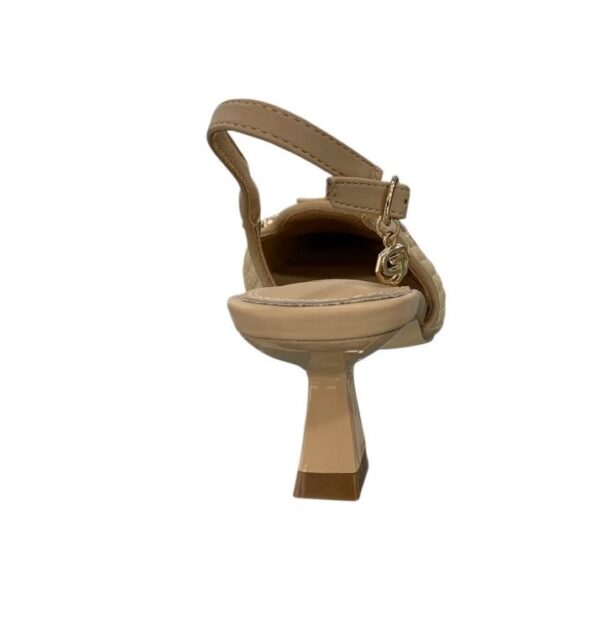 Slingback  gold&gold