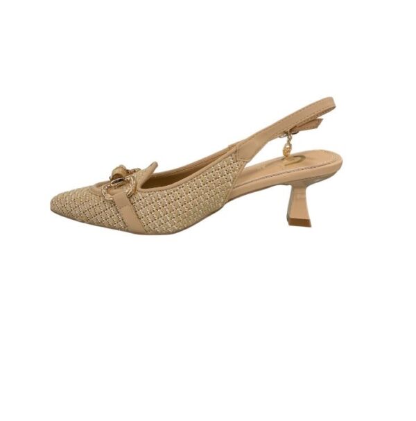 Slingback  gold&gold