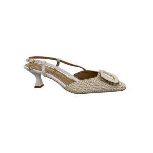 Slingback  gold&gold